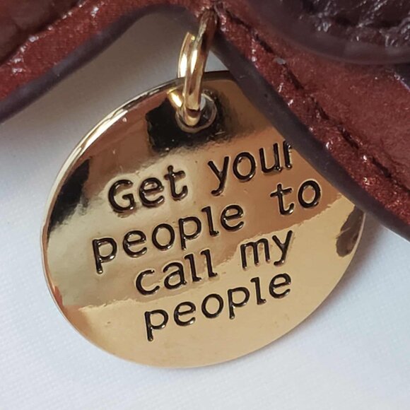 Boxed * PIPER K * Dachshund Dog Tennis Ball • Beads • Rhinestone Bone Bag Charm - Picture 4 of 16